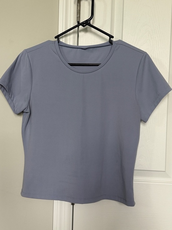Womens Baby Tee Light Blue Size Medium - Picture 6 of 8